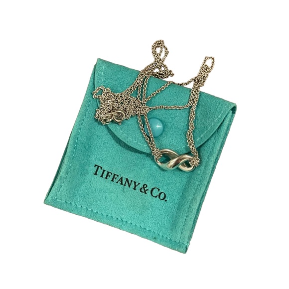 Tiffany and Co. Double Chain Infinity Necklace - Picture 9 of 11